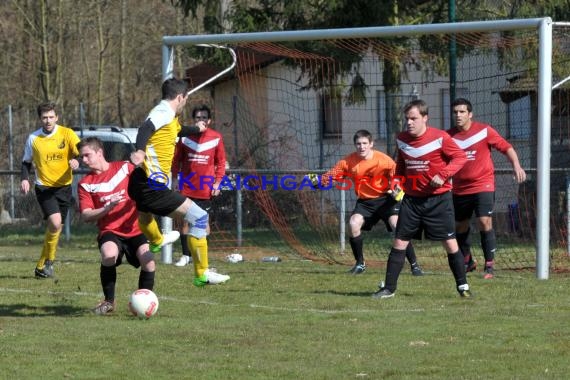 SV Hilsbach - FV Landshausen Kreisklasse A Sinsheim 07.04.2013 (© Siegfried)